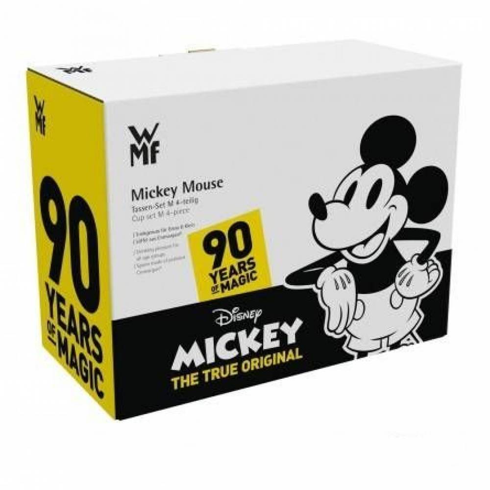 WMF Kinderserviezen Mickey Mouse Kopjes en lepels 4-delig