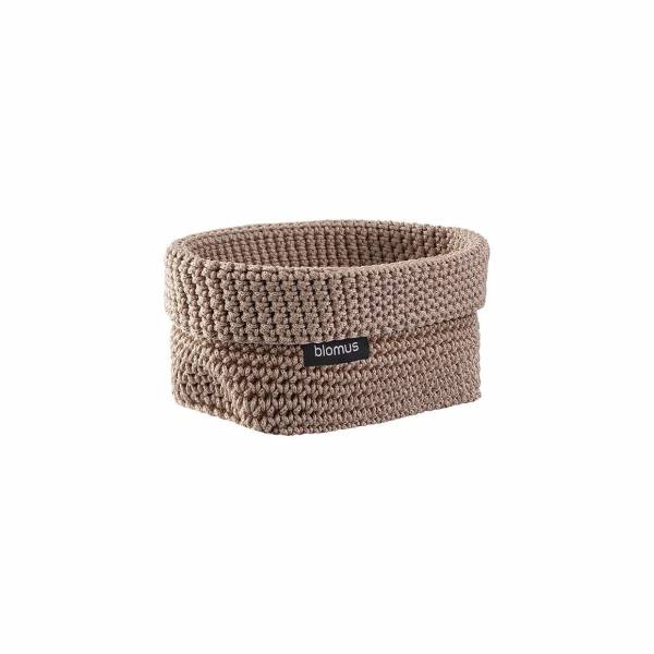 Crochet basket -TELA- Colour Bark Size M 