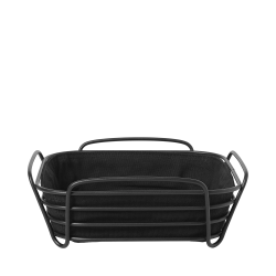 Bread basket -DELARA- Black Size L 
