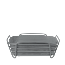 Bread basket -DELARA- sharkskin size L 