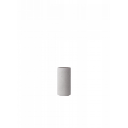 Vase -COLUNA- Light grey height 12 cm 
