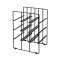 Wine bottle rack -PILARE- Black for 9 bottles 