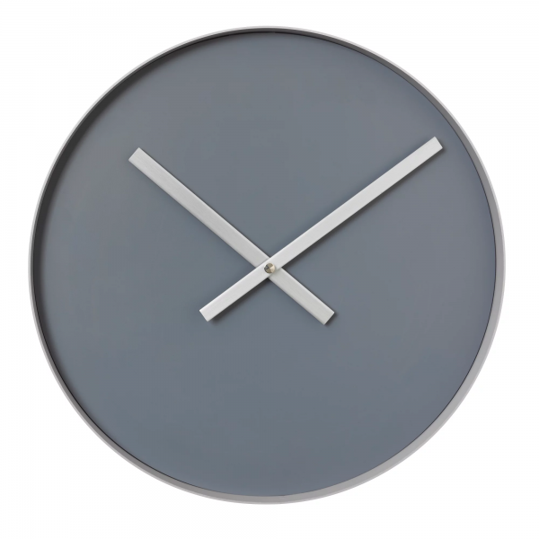 Wall clock -RIM- Steel Gray/Ashes of Roses large 