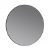 Wall mirror -RIM- Steel Gray Ø 80cm smoked glass 