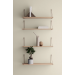 Wall shelf -PANOLA- Steel Gray (mount not included) 