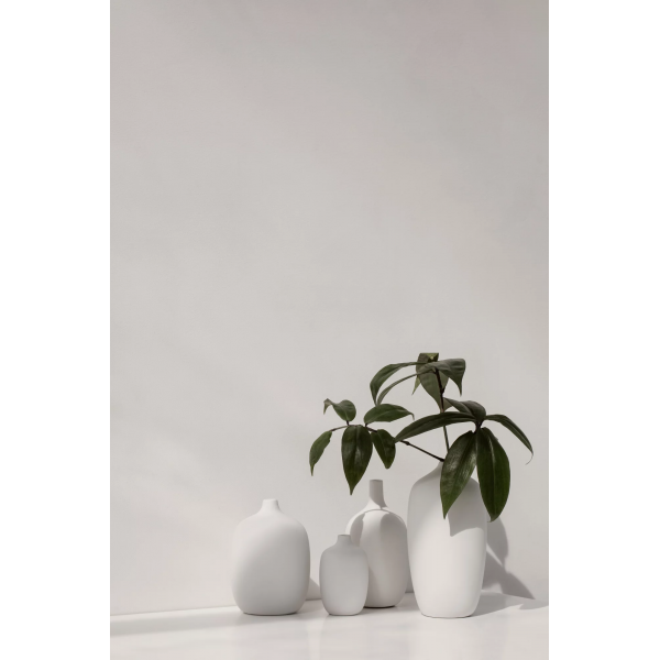 Vase -CEOLA- White 13 cm 
