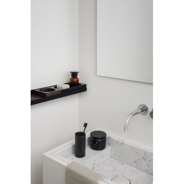 Toilet brush with wall holder - MODO - Black 