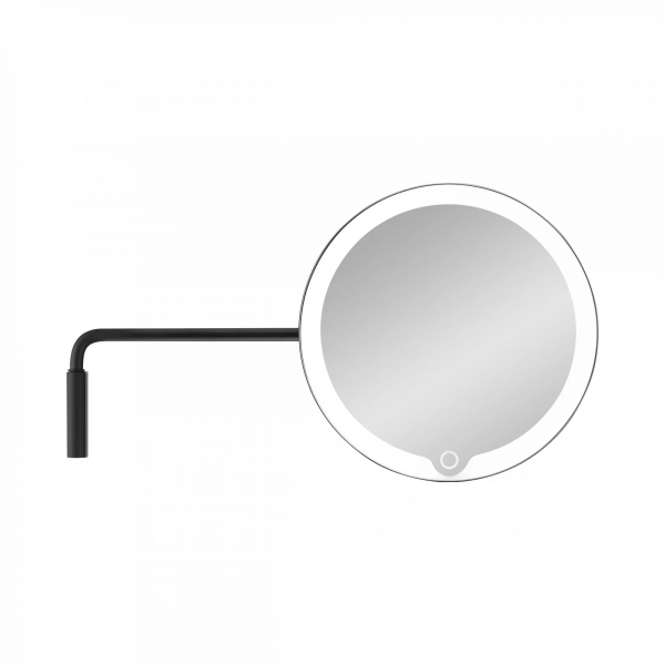 LED vanity mirror -MODO- Black with wall bracket 