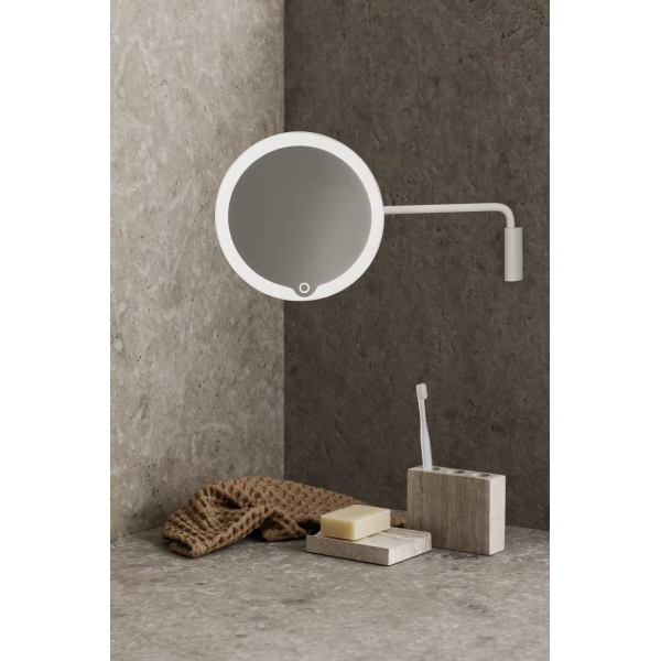 LED cosmetic mirror -MODO- White with wall bracket 