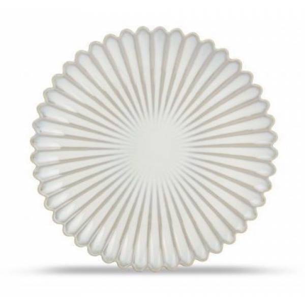 Lotus Plat bord 20cm nuance white 