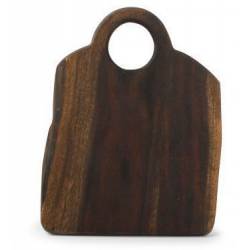 Chop Serveerplank 26,5x20xH1,5cm hout zwart 