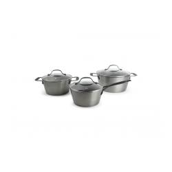 Salt & Pepper Conico Kookset 3-delig antikleef