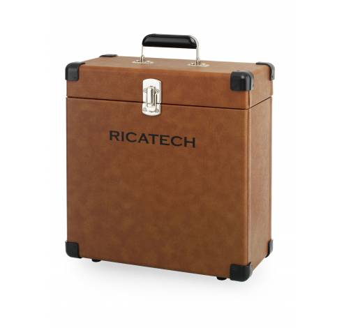 RC0042 BN Record Carrier 30 LP Case Brown  Ricatech