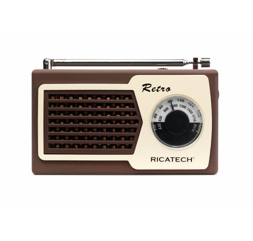 PR22BN compact retro radio FM AM bruin  Ricatech