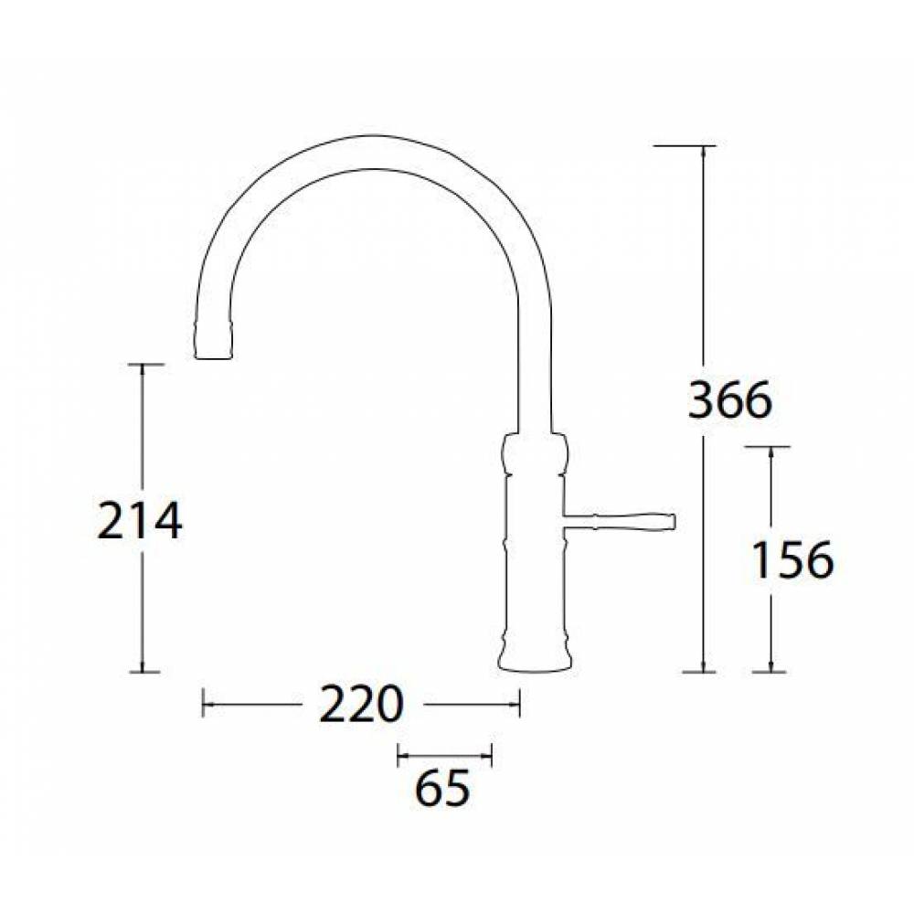 Pro Classic Fusion Round Rvs Quooker Keukenkraan