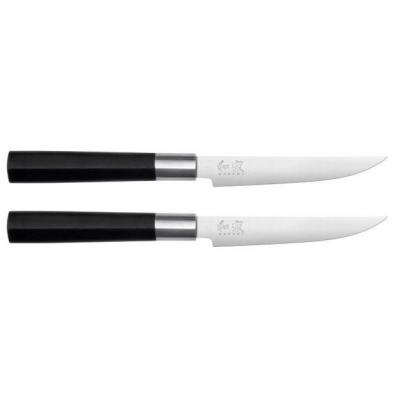 Wasabi Black Set de couteaux à steak 2pcs  Kai
