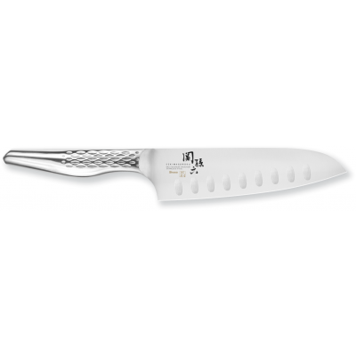 Seki Magoroku Shoso Santoku met groeven 16,5cm 