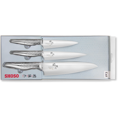 Seki Magoroku Shoso Set de couteaux AB-5161, AB-5163 et AB-5158  Kai