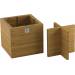 Tool box, bamboe, groot 160 x 150 x 160 mm 