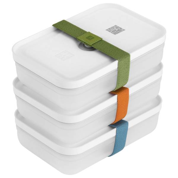 Fresh&Save Lunchbox flat 6-delig (3xlunchbox/3xbandje ) 