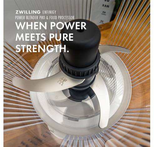 Enfinigy Food Processor voor Power Blender Pro Black  Zwilling