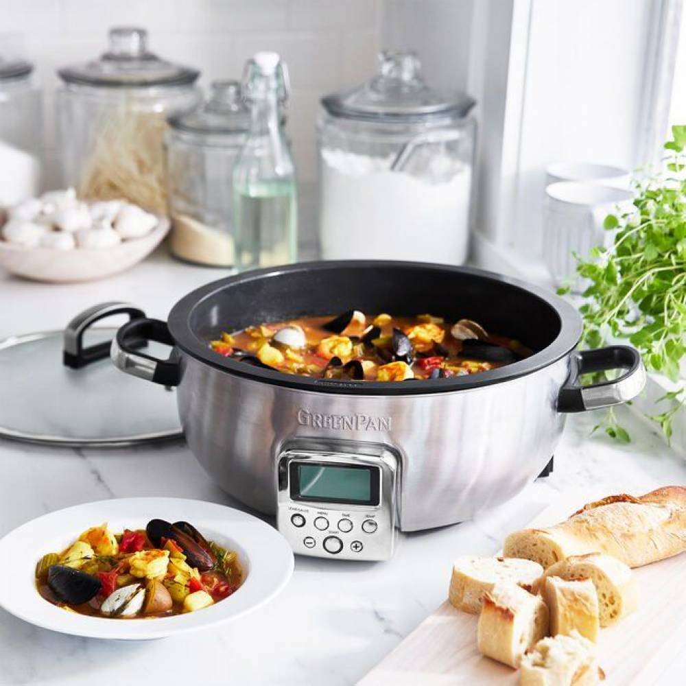 GreenPan Multicookers Omni Cooker 5,6L Stainless Steel