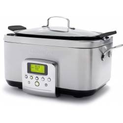 Slow Cooker Stainless Steel 6L 