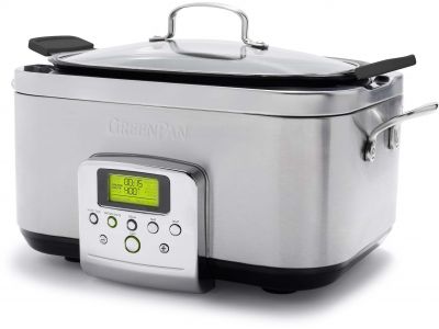 Slow Cooker Stainless Steel 6L