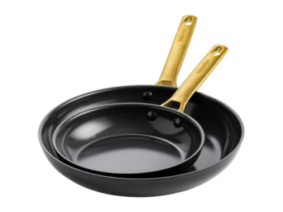 Padova Reserve Black 2-delige Pannenset met keramische antikleeflaag 20/26 cm