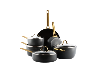 Padova Reserve Black 10-delige Pannenset met keramische antikleeflaag 10-delige