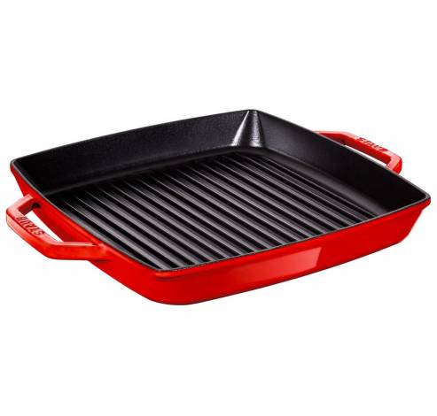 Grillpan 28x28cm Kers  Staub