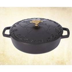 Staub Ronde Cocotte Laag Tomorrowland 24cm Zwart 