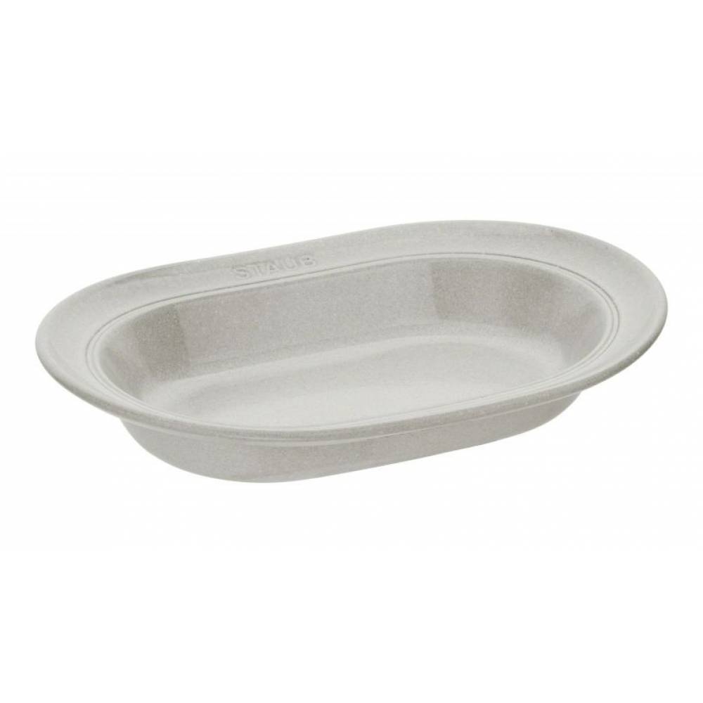Staub Serveerschalen en-borden Ceramic by Staub Serveerbord 25 cm white truffle