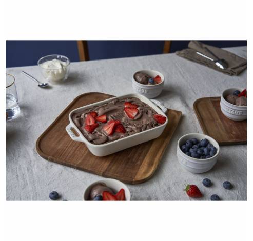 Ovenschotelset 2delig 20 + 27cm Ivoor  Staub