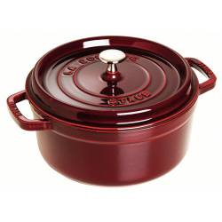 Ronde cocotte 24cm Grenadine Staub