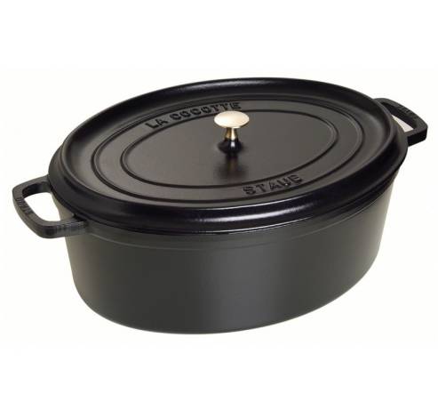 Cocotte ovale 31cm Noir  Staub