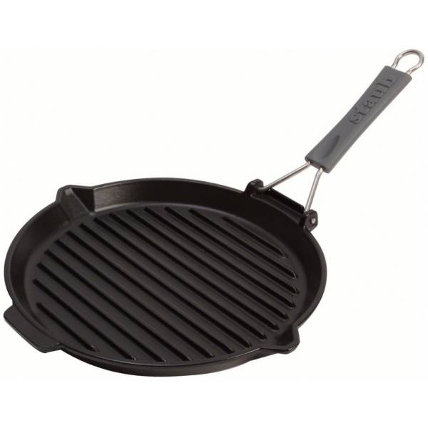 Grillpan 27cm Zwart Staub Grillpan 27cm Zwart Staub