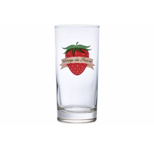 Scotch Tumbler S6 29cl Sirop De Fraise   Durobor