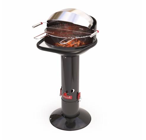 Loewy 45 houtskoolbarbecue uit email zwart  Barbecook