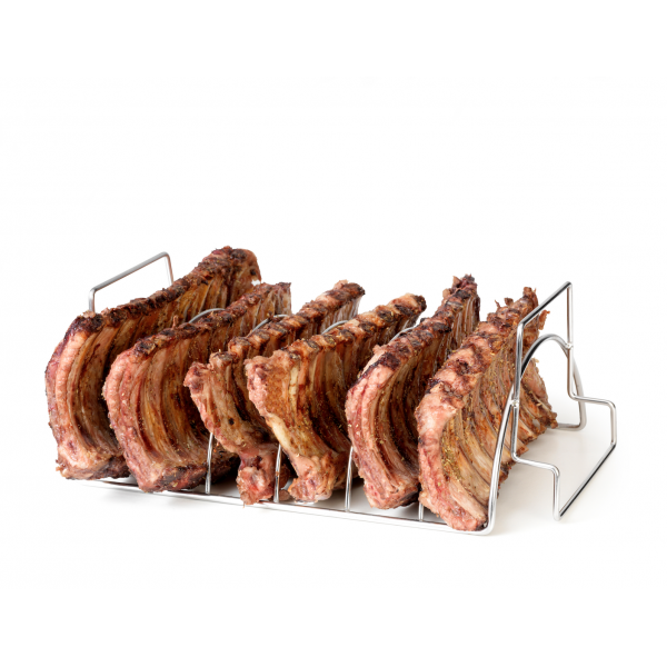 Barbecook Barbecook vlees- en ribrek uit rvs 34.5x20x15cm