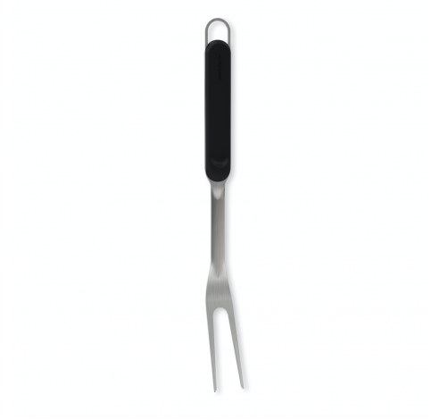 Olivia vork uit rvs zwart 43cm  Barbecook