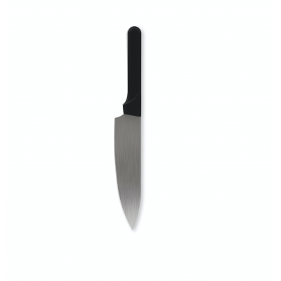 Olivia grand couteau de chef en inox noir 35.5cm  Barbecook