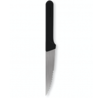 Olivia set de 4 couteaux à steak en inox noir 25cm 