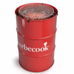 Barbecook Edson houtskoolbarbecue rood Ø 47.5cm H 89cm 