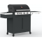 Stella 4311 gasbarbecue zwart met infrarood zijbrander 174x59x119cm 