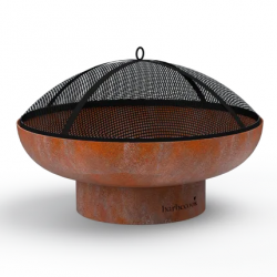 Barbecook pare-étincelles en métal noir 75 cm 