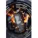 Barbecook Jules vuurschaal met aslade in voorgeroest cortenstaal 43x56cm