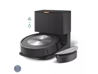 iRobot Roomba Combo j7 robot aspirateur Sans sac Noir, Acier inoxydable