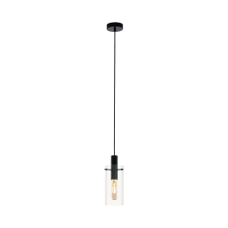 Eglo Montefino Hanglamp Zwart E27 1x60W