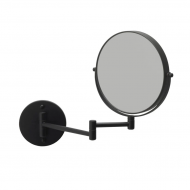 Forte Dubbelzijdige wand make-up spiegel Black 